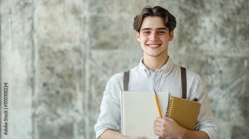 The Smiling Young Student photo