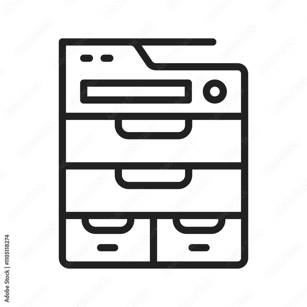 Photocopy Icon vector image. Suitable for use on web apps, mobile apps, and print media. Photocopy Icon vector image. Suitable for use on web apps, mobile apps, and print media.