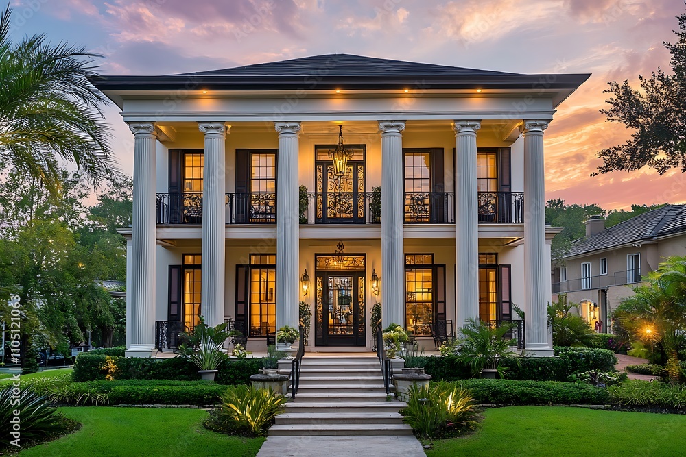 Nottoway plantation dressed for Christmas
