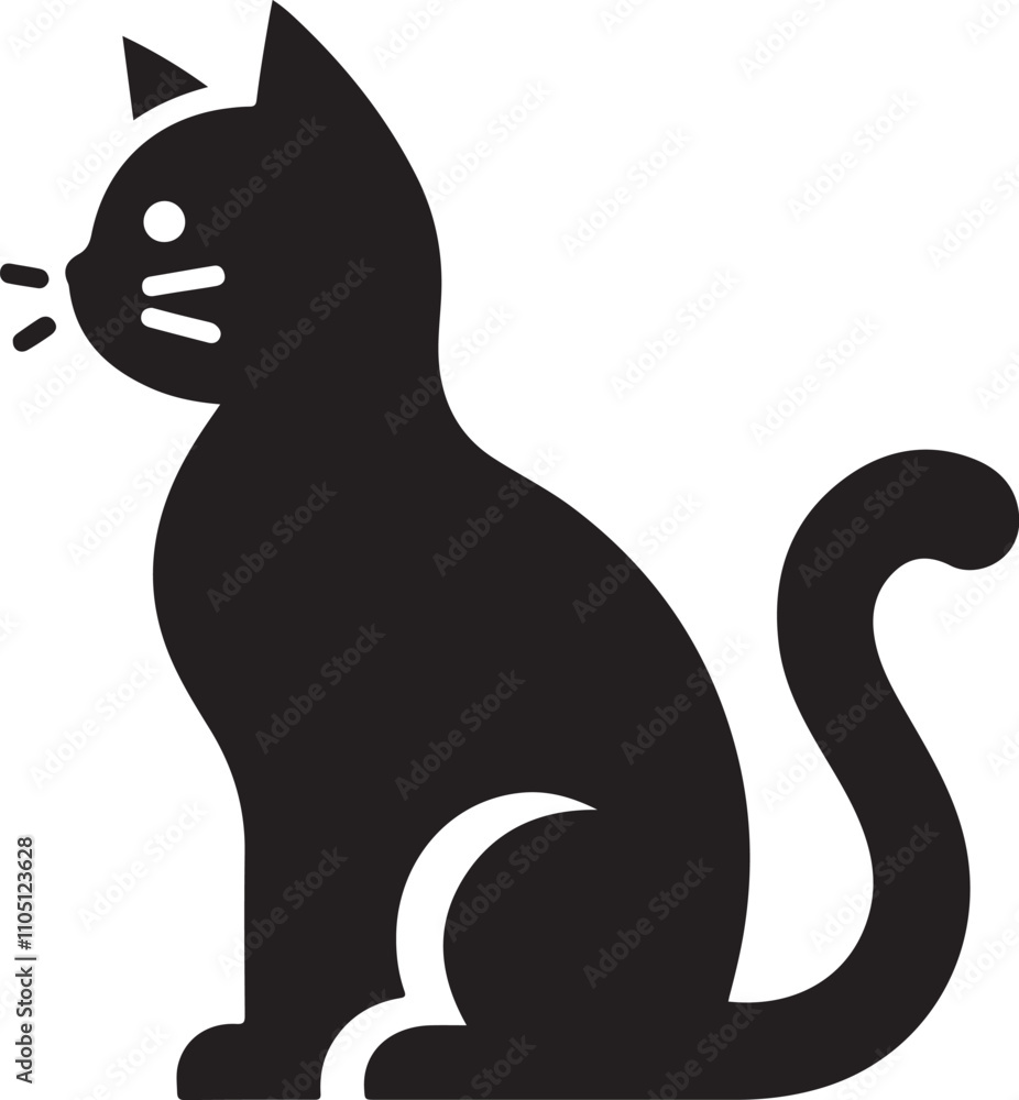 cat silhouette vector art, ideal for print, web, and personal projects, bringing elegance and style. cat silhouette vector art, ideal for print, web, and personal projects, bringing elegance and style.