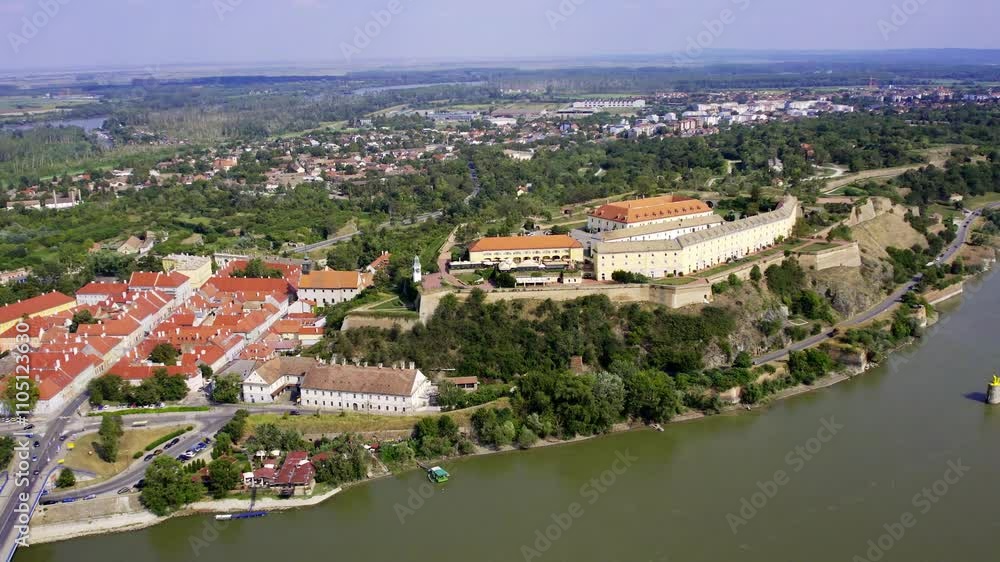 Explore the historical architecture and scenic landscapes of the riverside fortress in Serbia during summer days Explore the historical architecture and scenic landscapes of the riverside fortress in Serbia during summer days