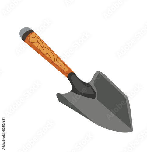 Garden Shovel isolated on white background