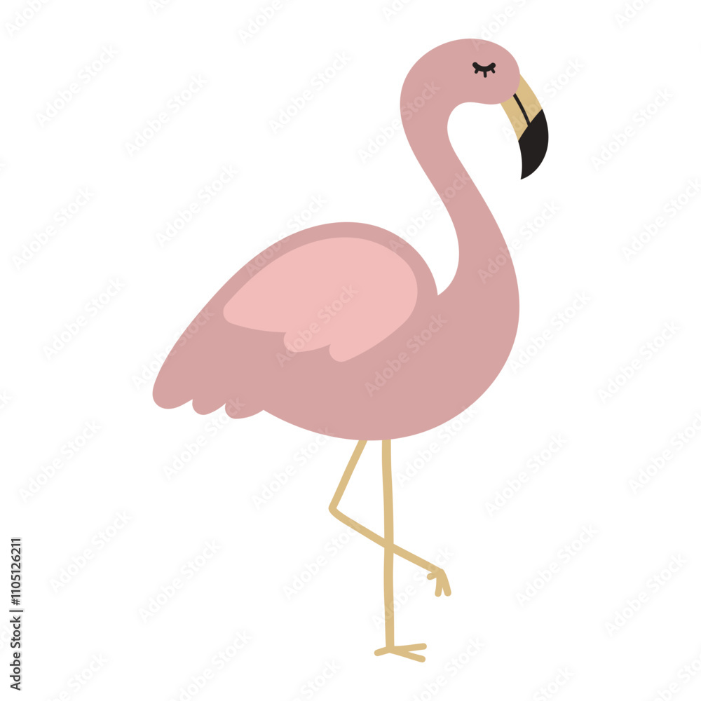 Beautiful pink flamingo Beautiful pink flamingo