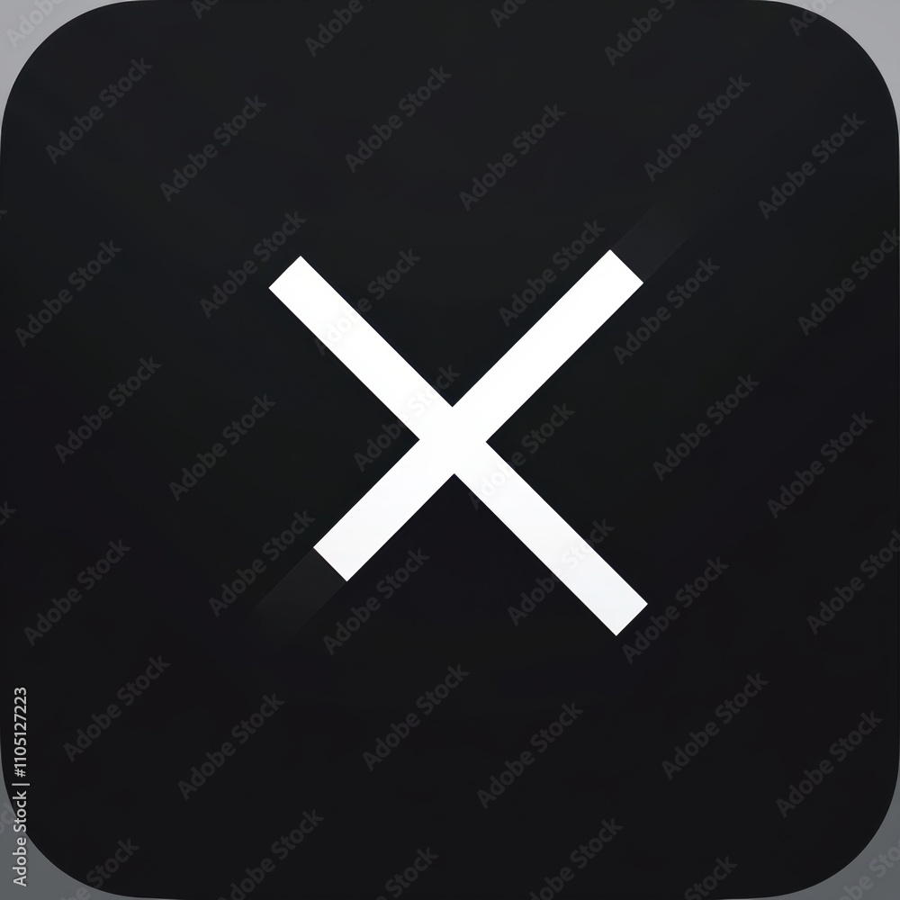 Obraz premium Close Button Icon.