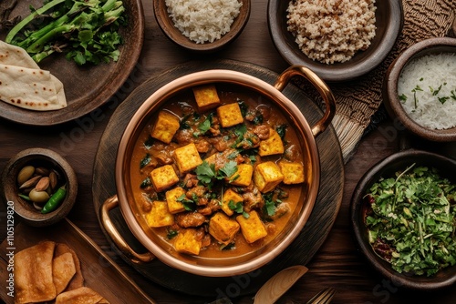 Paneer in Curry Sauce