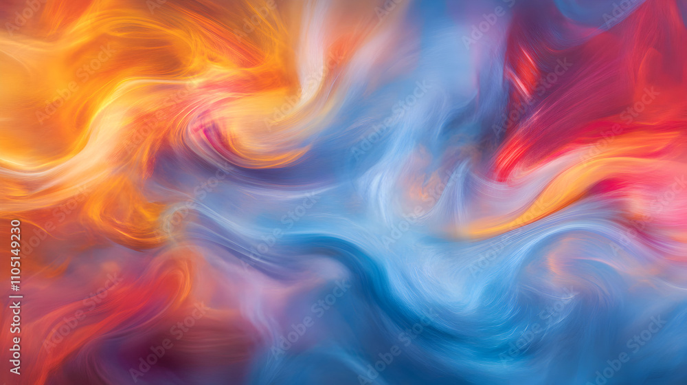 Abstract Swirling Colors Fluid Dynamic Art Abstract Swirling Colors Fluid Dynamic Art