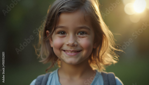 portrait of a smiling child