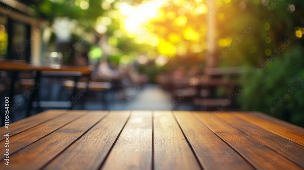 19.Wooden table surface in focus, with the blurred background of a bright, modern café featuring outdoor seating. The texture of the wood contrasts with the soft natural lighting, creating a calm, 19.Wooden table surface in focus, with the blurred background of a bright, modern café featuring outdoor seating. The texture of the wood contrasts with the soft natural lighting, creating a calm,