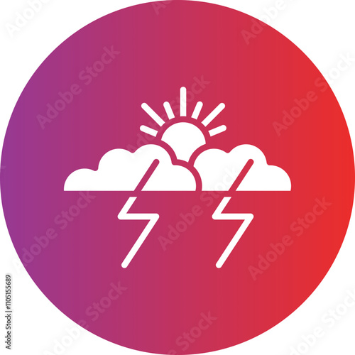 Storm Vector Icon Style