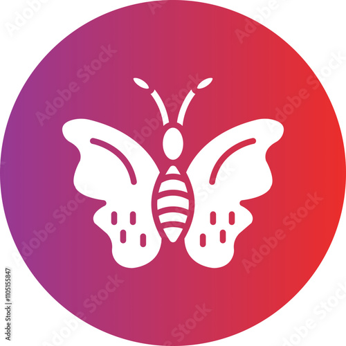 Butterfly Vector Icon Style