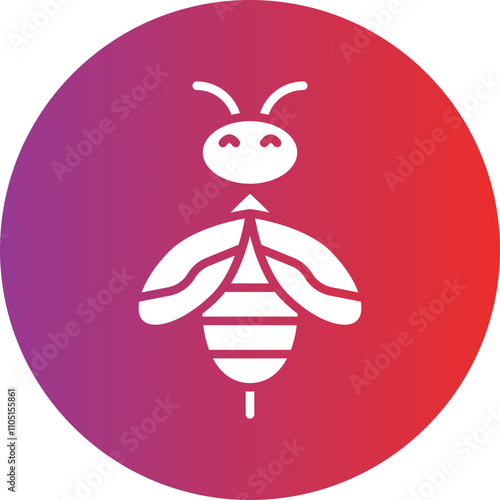 Bee Vector Icon Style