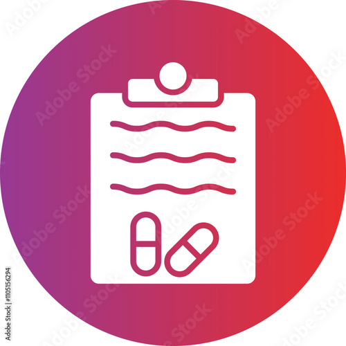 Prescription Drugs Vector Icon Style