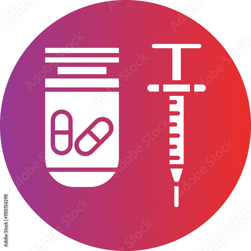 Steroids Vector Icon Style