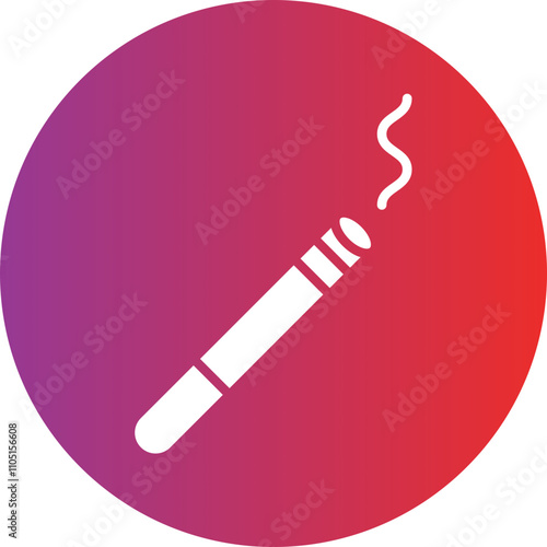 Smoking Vector Icon Style