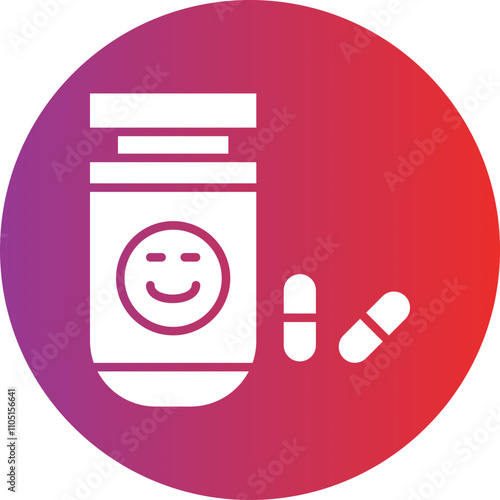 Antidepressants Vector Icon Style