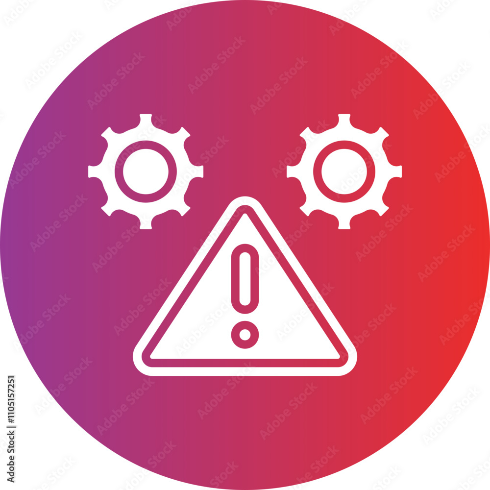 Incident Management Vector Icon Style Incident Management Vector Icon Style