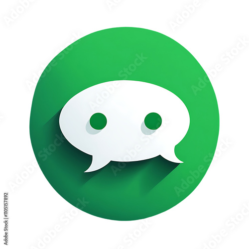 Green Chat Bubble Icon