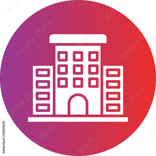 Main Establishment Vector Icon Style