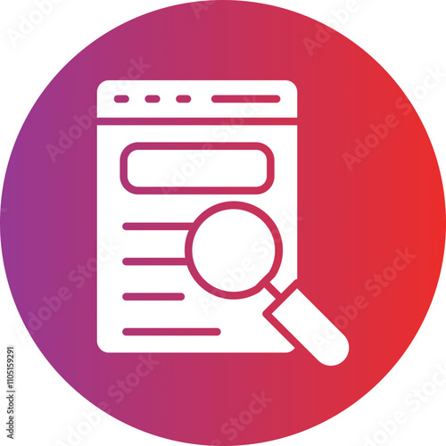 Disclosure Vector Icon Style