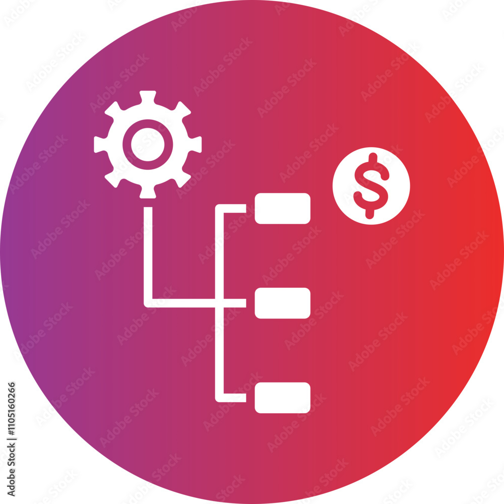 Business Plan Vector Icon Style Business Plan Vector Icon Style
