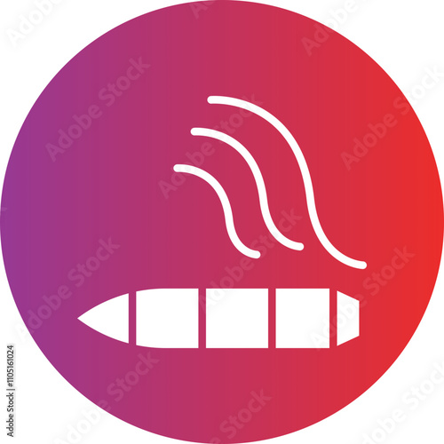 Cigar Vector Icon Style