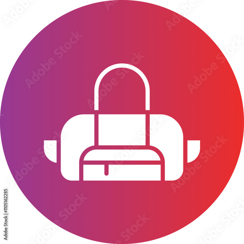 Diaper bag Vector Icon Style