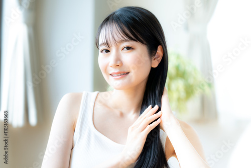 若い女性のヘアケアイメージ Free Download 若い女性のヘアケアイメージ - GFXLoad