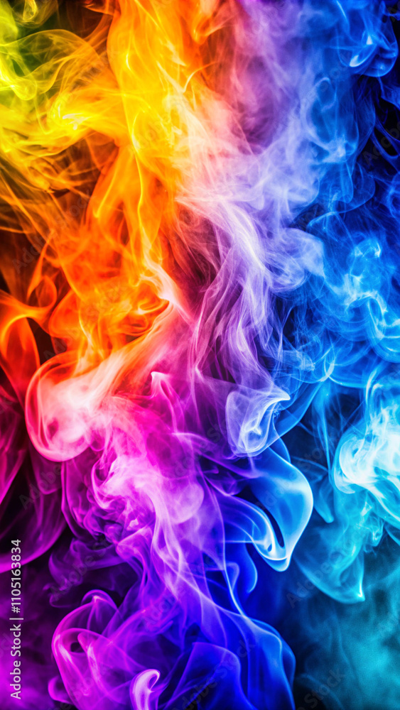 Obraz premium Smoke Texture Background and Color Trends