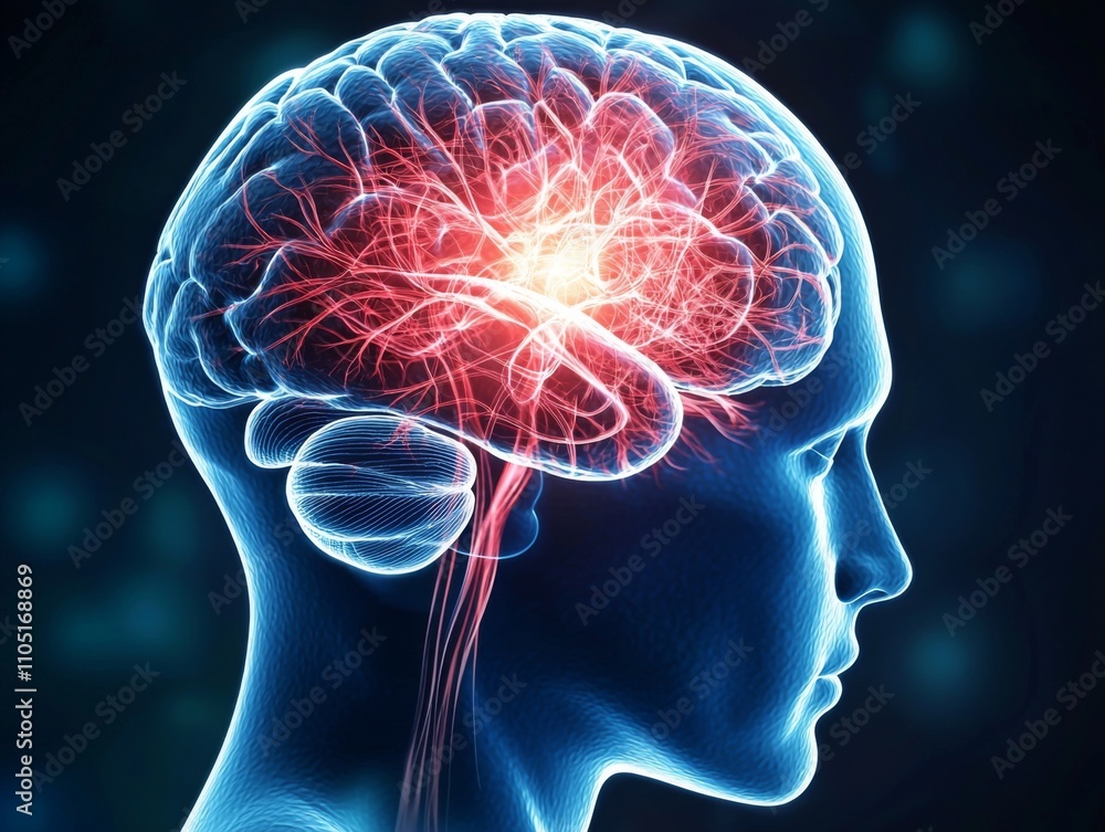 Neuroscience breakthrough human brain activity digital visualization scientific research abstract environment side view cognitive insights Neuroscience breakthrough human brain activity digital visualization scientific research abstract environment side view cognitive insights