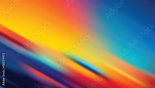 Abstract blurred gradient background in bright colors. Colorful smooth