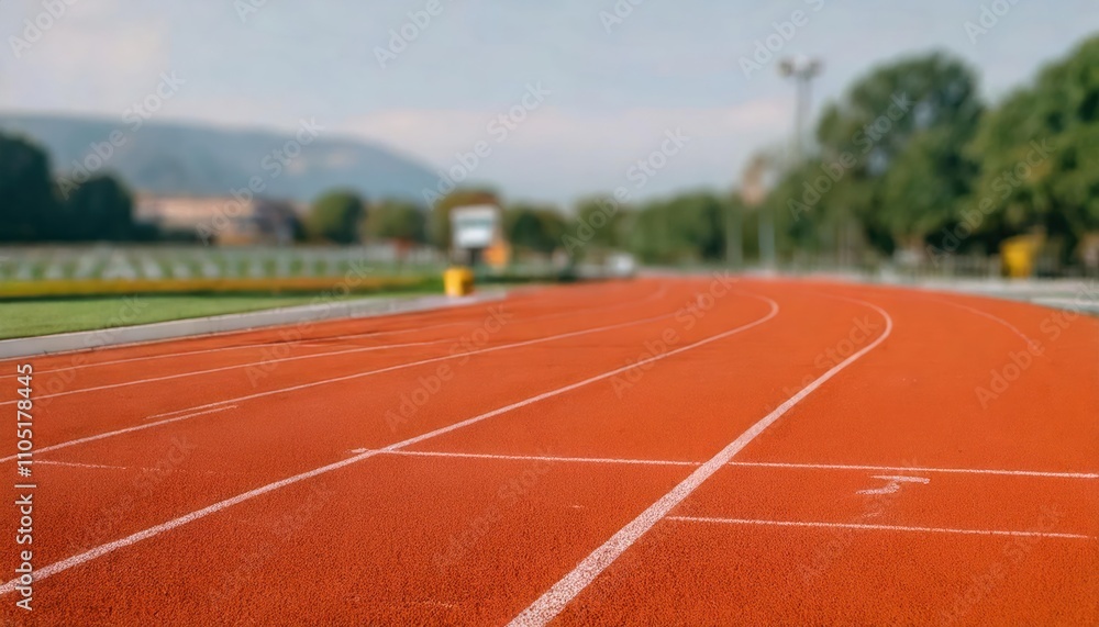 Fototapeta premium Track And Field Park