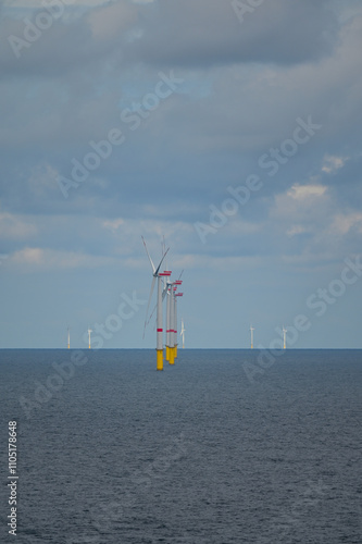 Nordsee, Offshorewindparks, Meerwind Süd,  Meerwind Ost photo