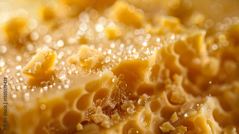 Golden Honeycomb Abstract Background Image Golden Honeycomb Abstract Background Image