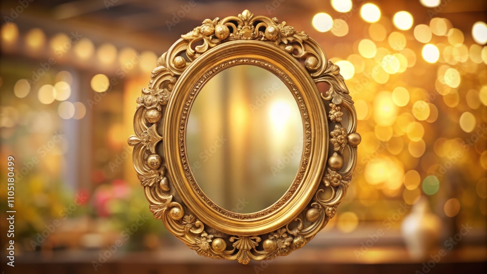 Elegant Oval Gold Frame with Intricate Detailing Ideal for Showcasing Artwork or Photographs in a Stylish and Timeless Manner Perfect for Interior Decor and Photography Displays Elegant Oval Gold Frame with Intricate Detailing Ideal for Showcasing Artwork or Photographs in a Stylish and Timeless Manner Perfect for Interior Decor and Photography Displays
