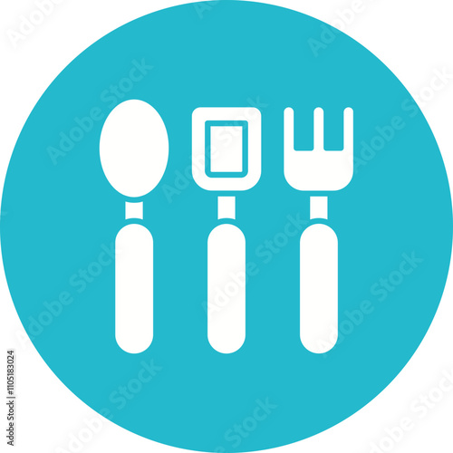 Baby cutlery Icon