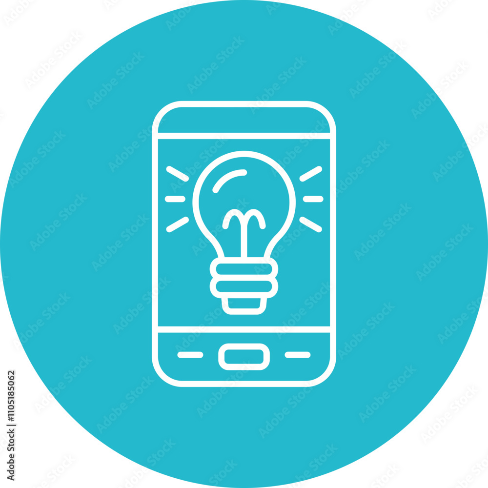 Smartphone idea Icon Smartphone idea Icon