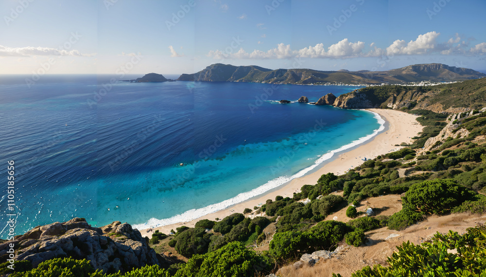 Fototapeta premium Plage paradisiaque en bord de mer