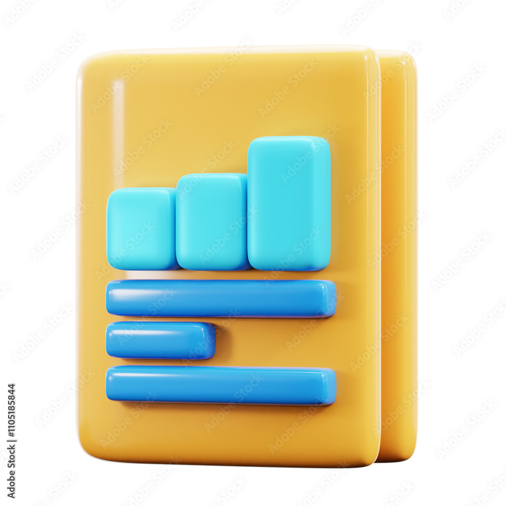 3D Business Book Illustration 3D Business Book Illustration