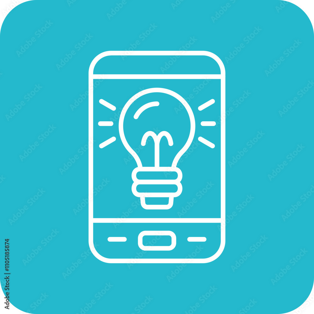 Smartphone idea Icon Smartphone idea Icon