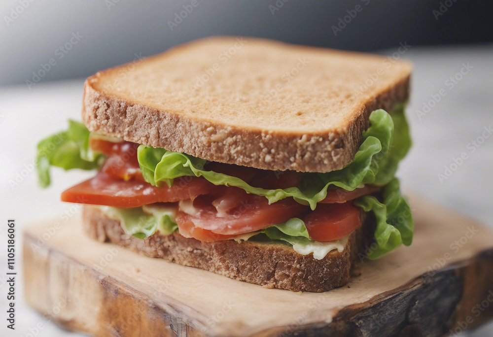 BLT Sandwich isolated on white background BLT Sandwich isolated on white background