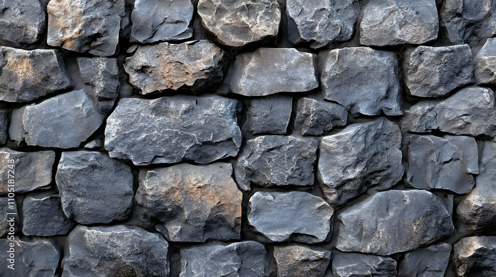 Dark Grey Stone Wall Texture Background Illustration Dark Grey Stone Wall Texture Background Illustration
