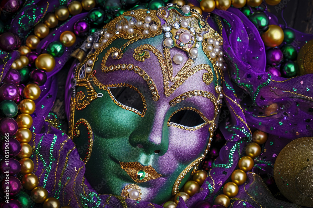 Beautiful greeting card with bright holiday composition for happy celebrate mardi gras Beautiful greeting card with bright holiday composition for happy celebrate mardi gras