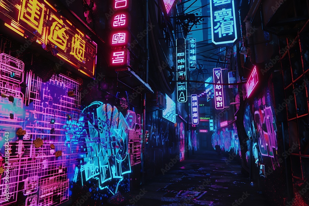 Obraz premium graffiti on the wall