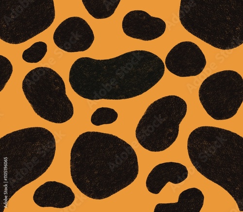 Spotted Texture Background Yellow.