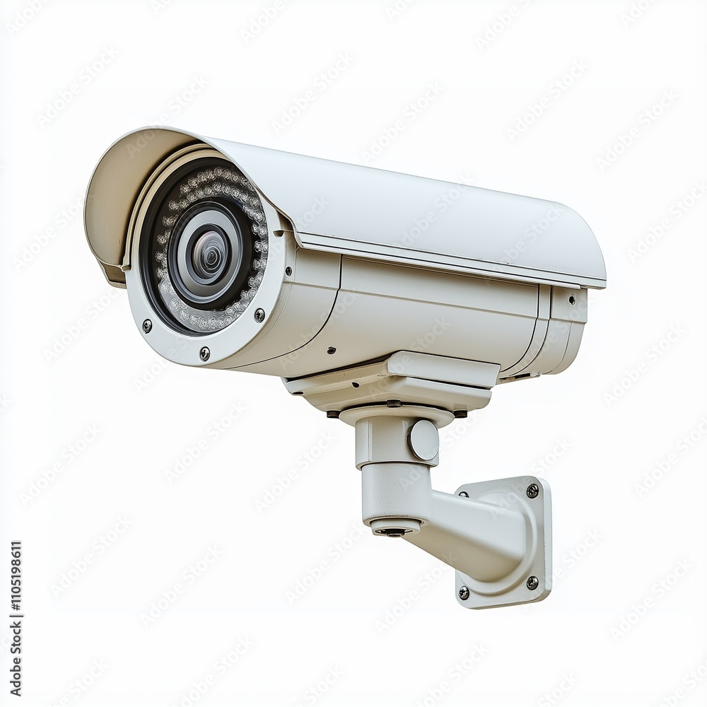 CCTV camera isolated on white background. CCTV camera isolated on white background.