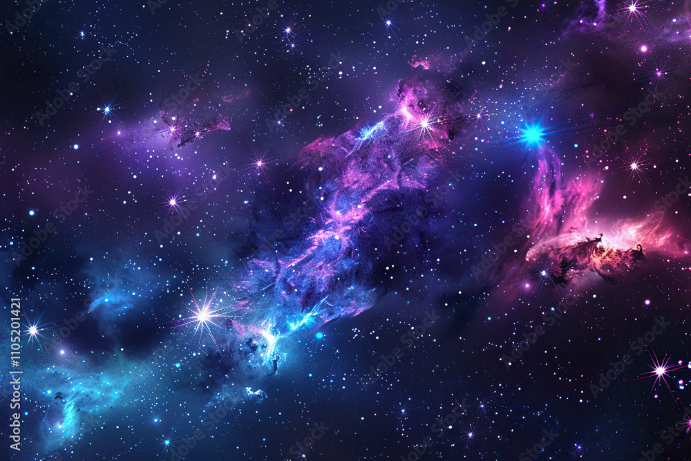Astrological composition with empty starry sky for zodiac sign symbol Astrological composition with empty starry sky for zodiac sign symbol