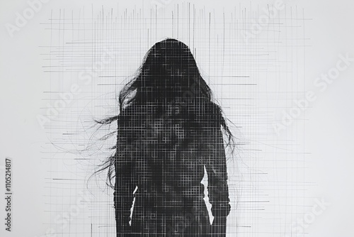 hand drawn sketch of a person