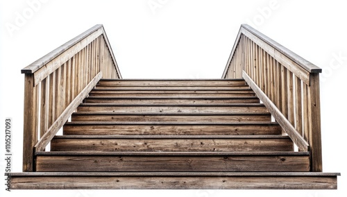 Wooden Stairway Leading Upwards