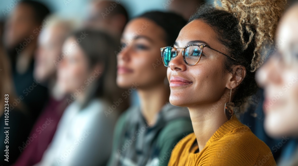 Obraz premium People of different abilities and backgrounds attending