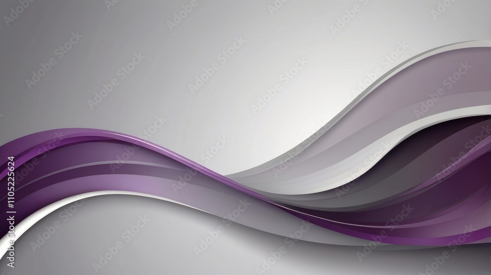 Obraz premium Abstract purple Gray gradient banner background